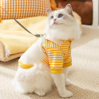 HKM-4637373 Cozy Cartoon Dog Pattern Sweater for Autumn ¨C Yellow & White, Sizes XS-XXL