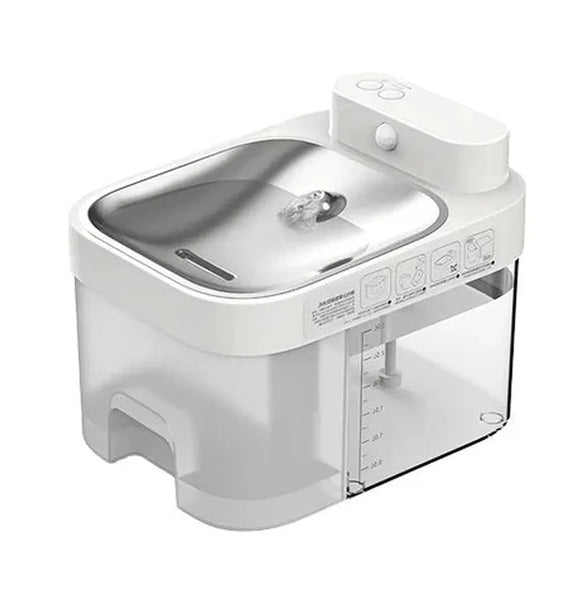 HKM-463763 Smart Pet Water Fountain with APP Control and Dirty-Water Separation for Small Animals