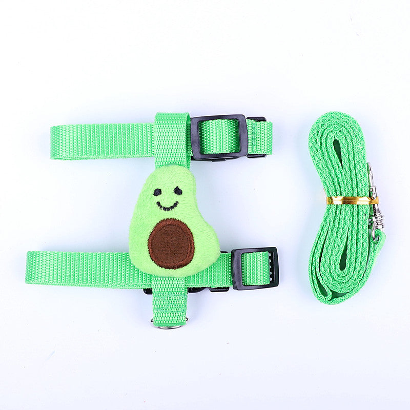 HKM-4638269 Small Pet Harness and Leash Set for Cats and Dogs - Secure and Comfortable Walking Solution
