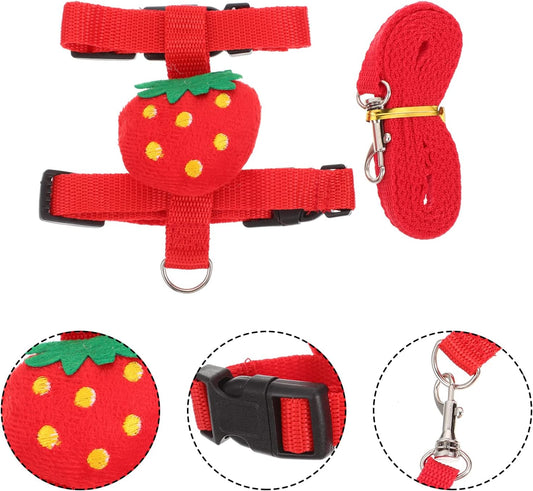 HKM-4638269 Small Pet Harness and Leash Set for Cats and Dogs - Secure and Comfortable Walking Solution