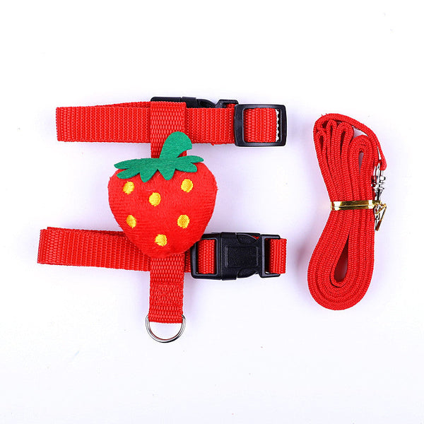 HKM-4638269 Small Pet Harness and Leash Set for Cats and Dogs - Secure and Comfortable Walking Solution