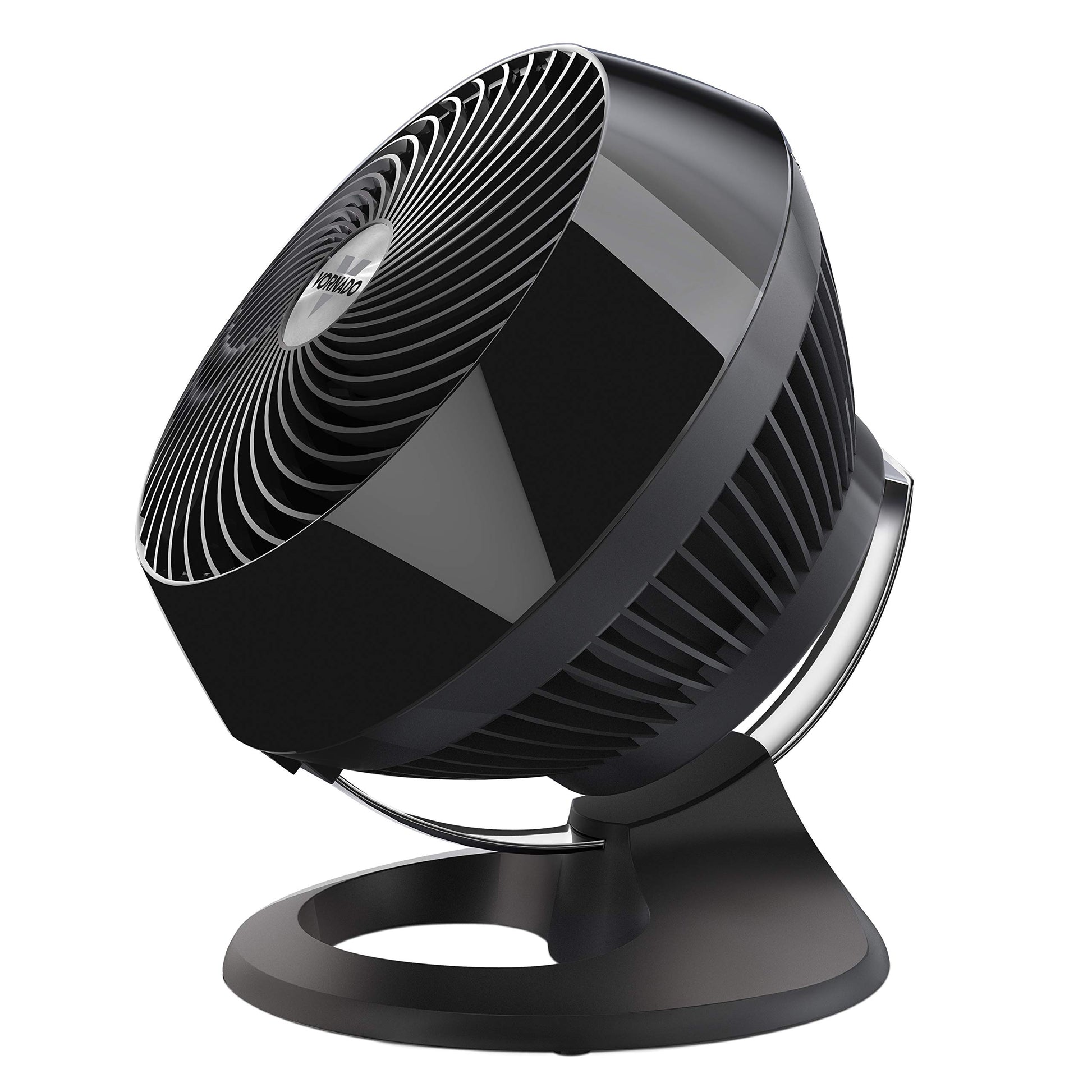 HKM-4640083 660 Large Air Circulator Fan, 4-Speed, 90-Degree Tilt, Quiet Cooling, Black