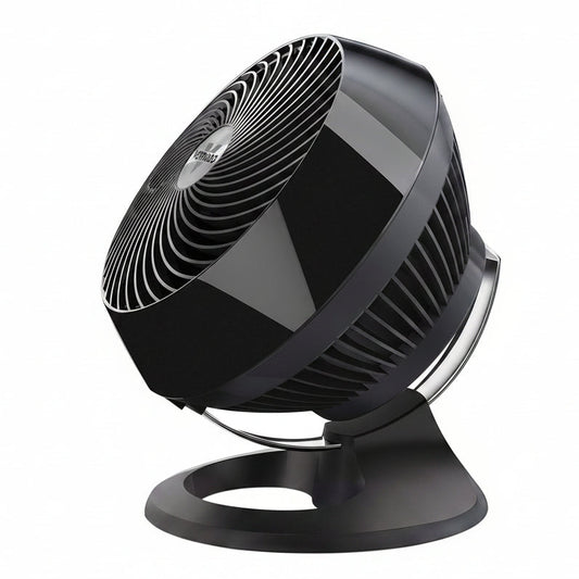 HKM-4640083 660 Large Air Circulator Fan, 4-Speed, 90-Degree Tilt, Quiet Cooling, Black