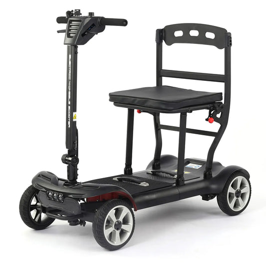 HKM-464019 Lightweight Foldable 4-Wheel Electric Mobility Scooter with 20KM Range and 8KM/H Max Speed