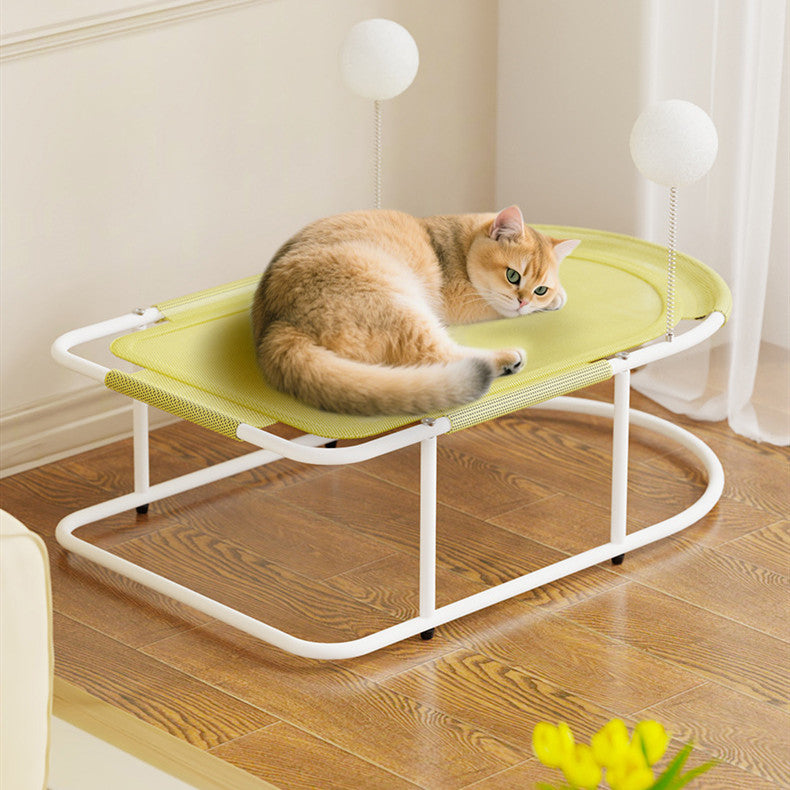 HKM-4641213 Breathable Large Cat and Puppy Kennel in Gray, Yellow, or Linen