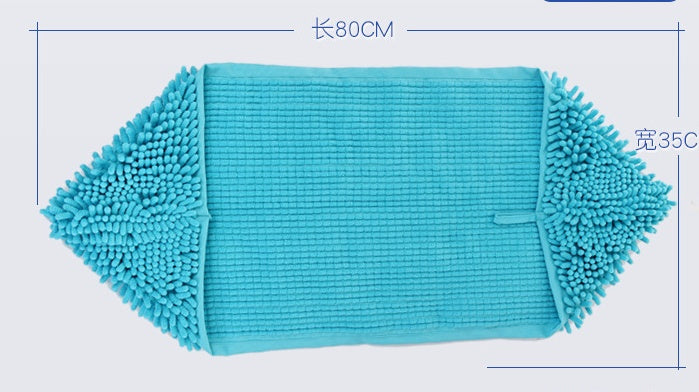 HKM-4642237 Ultra Absorbent Chenille Pet Towel for Dogs and Cats - Available in Blue, Pink, and Purple