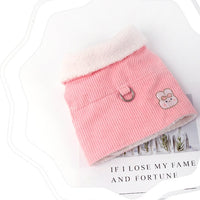 HKM-4642365 Cotton Winter Dog Vest with Fleece Lining and Leash Included