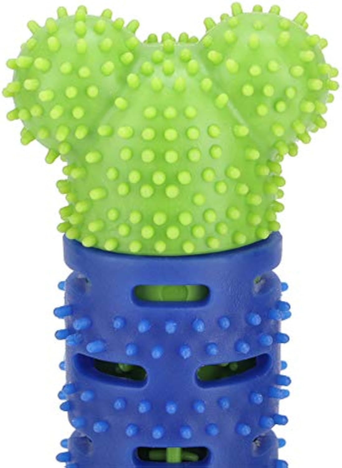 HKM-4644029 Blue Green Pet Molar Tooth Cleaner Brush Stick for Dog Dental Care and Oral Health