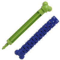 HKM-4644029 Blue Green Pet Molar Tooth Cleaner Brush Stick for Dog Dental Care and Oral Health