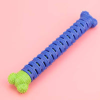 HKM-4644029 Blue Green Pet Molar Tooth Cleaner Brush Stick for Dog Dental Care and Oral Health