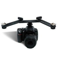 HKM-464531 Dual Hot Shoe Photography Flash Bracket with Adjustable Arm for Versatile Lighting Solutions