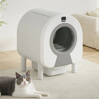 HKM-464595 Automatic Self-Cleaning Cat Litter Box with Wi-Fi Remote Control and Eco-Friendly Design
