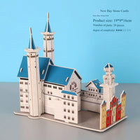 HKM-464595 Handmade 3D Paper Puzzle of World Famous Architecture for Kids - Educational Gift Toy