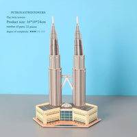 HKM-464595 Handmade 3D Paper Puzzle of World Famous Architecture for Kids - Educational Gift Toy
