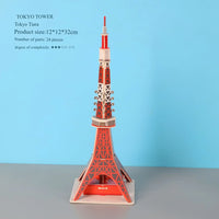 HKM-464595 Handmade 3D Paper Puzzle of World Famous Architecture for Kids - Educational Gift Toy
