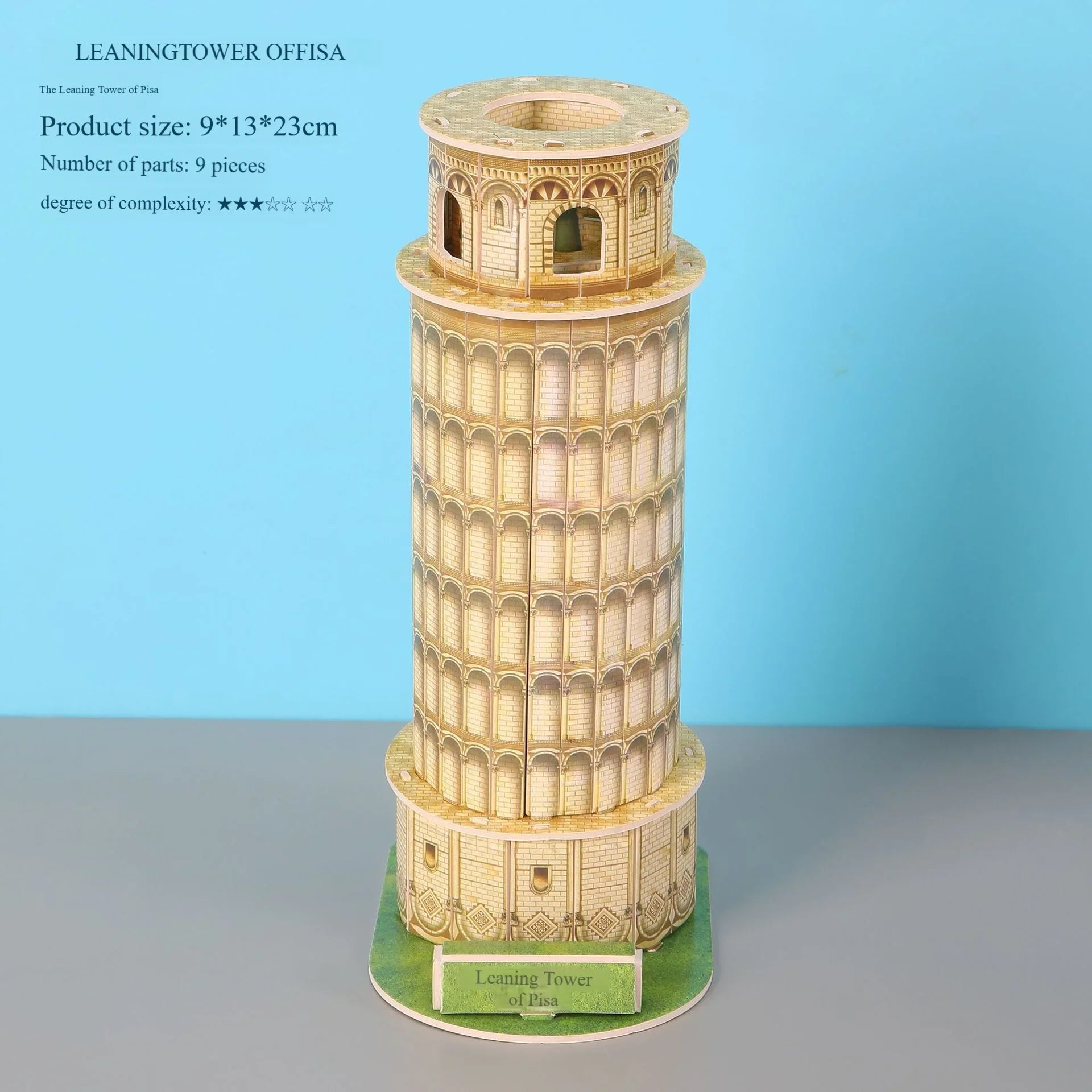 HKM-464595 Handmade 3D Paper Puzzle of World Famous Architecture for Kids - Educational Gift Toy