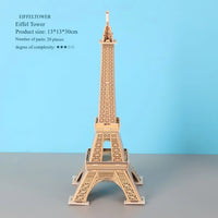 HKM-464595 Handmade 3D Paper Puzzle of World Famous Architecture for Kids - Educational Gift Toy