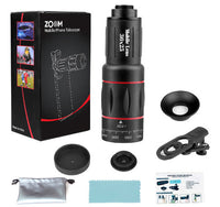 HKM-464851 18X Zoom Telescope Lens with Universal Clip and Flexible Tripod for Samsung Smartphones