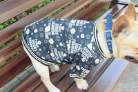 HKM-4648893 Casual Black Acrylic T-Shirt for Dogs in Various Sizes