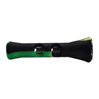 HKM-464979 Portable Silicone Glass Pipe with Windproof Function and Multi-Use Features