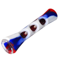 HKM-464979 Portable Silicone Glass Pipe with Windproof Function and Multi-Use Features
