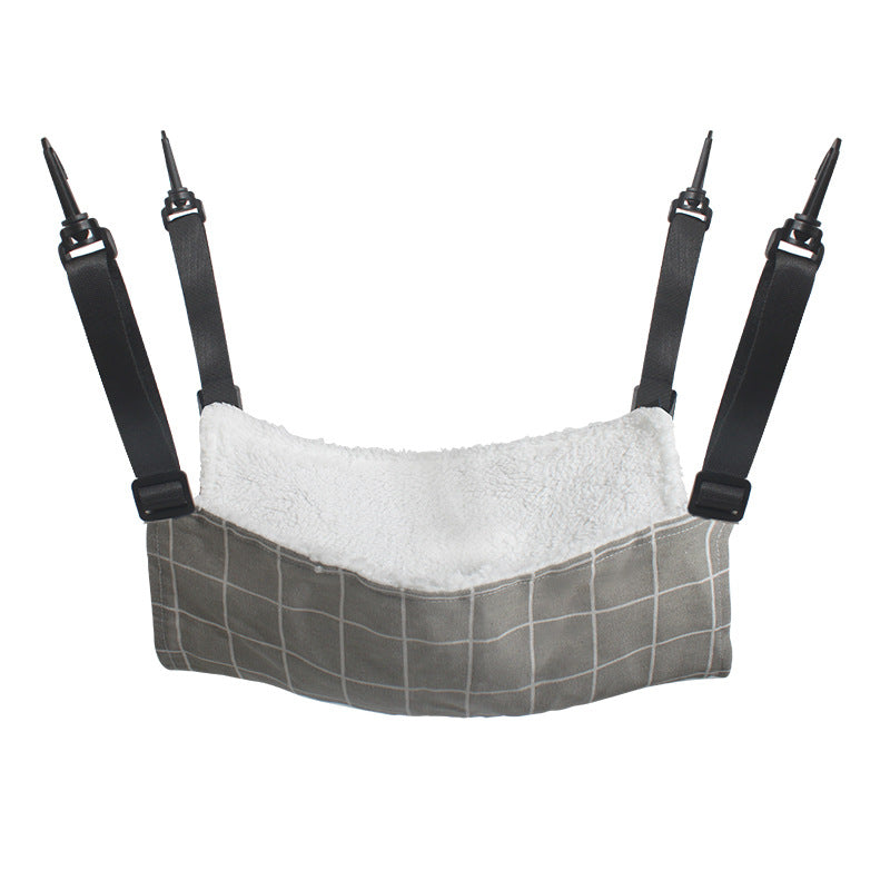 HKM-4649917 Cotton Flannel Hanging Bed for Cats, Small Animals, and Rodents - Multiple Sizes Available
