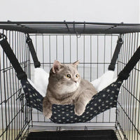 HKM-4649917 Cotton Flannel Hanging Bed for Cats, Small Animals, and Rodents - Multiple Sizes Available