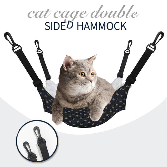 HKM-4649917 Cotton Flannel Hanging Bed for Cats, Small Animals, and Rodents - Multiple Sizes Available