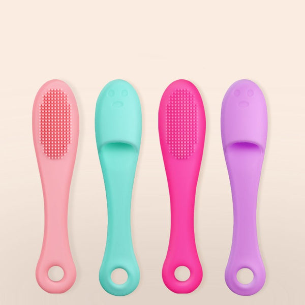 HKM-4650173 Pet Silicone Finger Toothbrush for Effective Tooth Stain Removal
