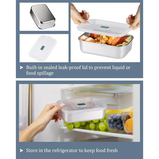 HKM-465043 Portable Electric Thermal Lunch Box with Stainless Steel for Car and Home Use