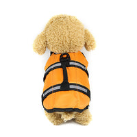 HKM-4652477 Durable Pet Life Jacket for Large and Small Dogs - Orange, Fluorescent Green, Bone Powder, Bone Blue, Various Sizes Available