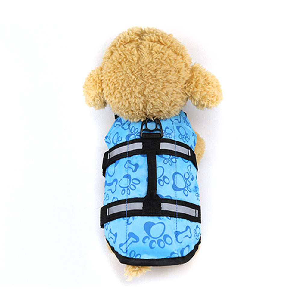 HKM-4652477 Durable Pet Life Jacket for Large and Small Dogs - Orange, Fluorescent Green, Bone Powder, Bone Blue, Various Sizes Available