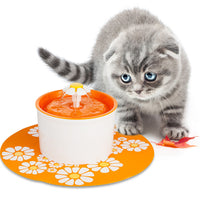 HKM-4654141 Blue Electric Water Feeder for Cats with Clean Water Filtration System