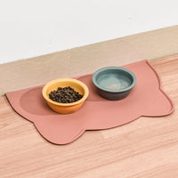 HKM-4654269 Silicone Pet Mat for Cats and Dogs - Anti-Skid Design with Lock Edge, Available in Multiple Colors