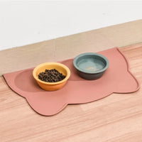 HKM-4654269 Silicone Pet Mat for Cats and Dogs - Anti-Skid Design with Lock Edge, Available in Multiple Colors