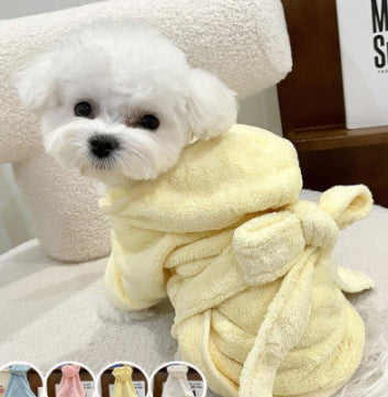 HKM-4654909 Dog Bathrobe for All Seasons - Nylon Material in Multiple Colors and Sizes