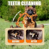 HKM-4655549 Durable Dog Rope Toy for Tug of War, Ideal for Aggressive Chewers and Dental Care, Perfect for Large and Medium Breeds