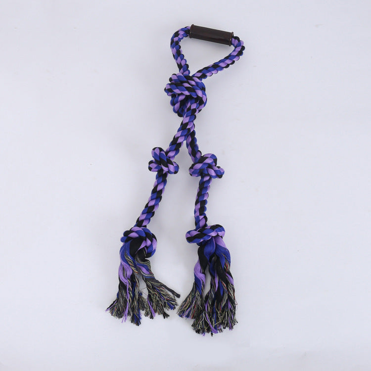 HKM-4655549 Durable Dog Rope Toy for Tug of War, Ideal for Aggressive Chewers and Dental Care, Perfect for Large and Medium Breeds