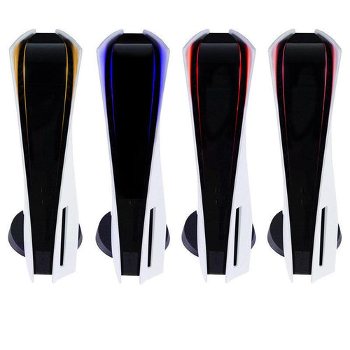 HKM-465619 Carbon Fiber Led Light Bar Sticker for PS5 – PVC Material, 0.2mm Thickness, Available in Pink, Red, Gold, Blue