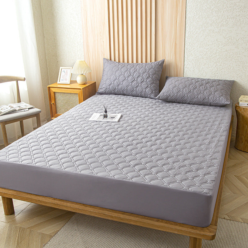 HKM-465619 Waterproof Machine Washable Mattress Cover and Pillowcase Set, Available in Various Sizes