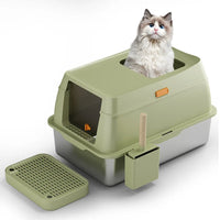 HKM-465747 Extra Large Smart Self-Cleaning Cat Litter Box with App Control and Odor Removal