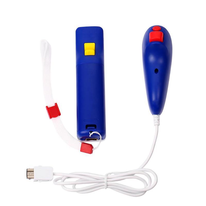 HKM-465811 Wii Double Color Gamepad with Motion Plus, Built-in Speaker, and Anti-Skid Silicone Case