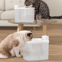 HKM-4659901 Induction Wireless Pet Water Dispenser for Cats - Removable Design with USB Charging, BPA-Free Materials