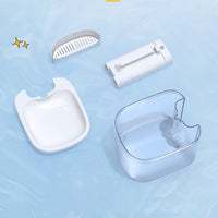 HKM-4659901 Induction Wireless Pet Water Dispenser for Cats - Removable Design with USB Charging, BPA-Free Materials