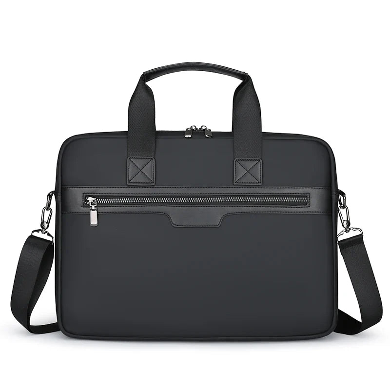 HKM-466003 Elegant Waterproof PU Leather Laptop Briefcase for Business & Travel - Multi-Function Design