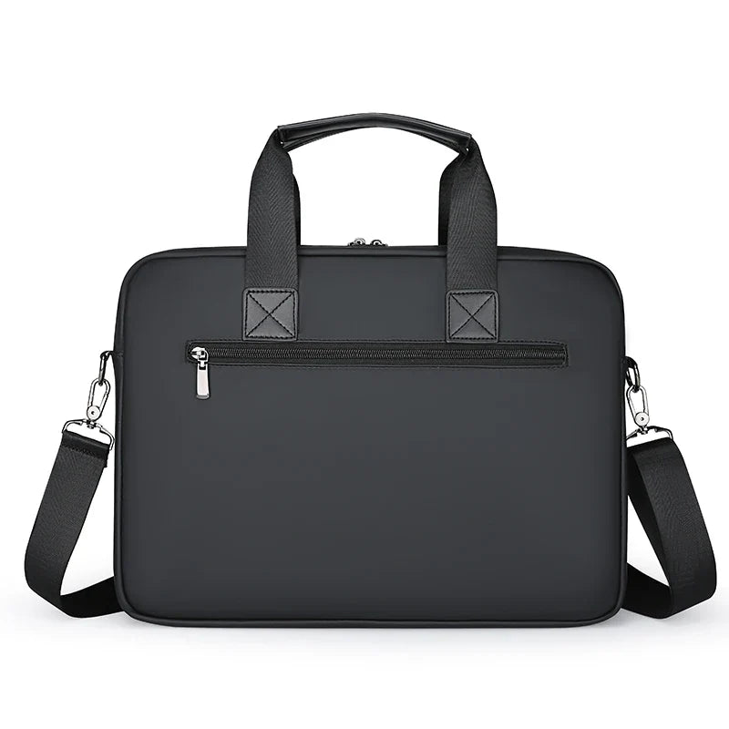 HKM-466003 Elegant Waterproof PU Leather Laptop Briefcase for Business & Travel - Multi-Function Design