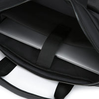 HKM-466003 Elegant Waterproof PU Leather Laptop Briefcase for Business & Travel - Multi-Function Design