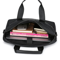 HKM-466003 Elegant Waterproof PU Leather Laptop Briefcase for Business & Travel - Multi-Function Design