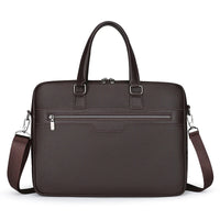 HKM-466003 Elegant Waterproof PU Leather Laptop Briefcase for Business & Travel - Multi-Function Design