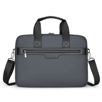 HKM-466003 Elegant Waterproof PU Leather Laptop Briefcase for Business & Travel - Multi-Function Design